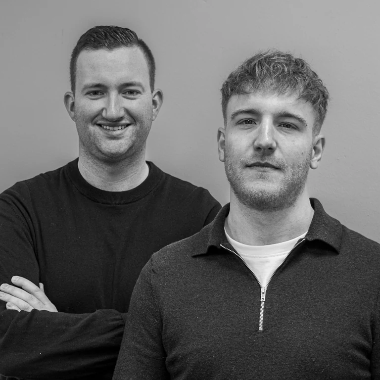 Dani en Jordi, oprichters van Blue Shield